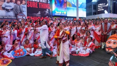 টাইমস স্কয়ারে প্রথমবারের মতো বাংলা বর্ষবরণ ও মঙ্গল শোভাযাত্রা