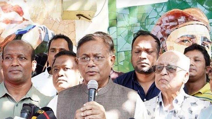 রাজনৈতিক দলের সাথে সংলাপ হয়, আগুনসন্ত্রাসীদের সাথে নয় : তথ্যমন্ত্রী