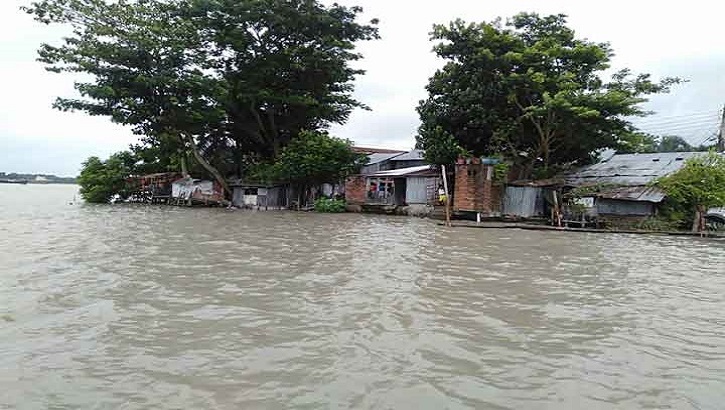 ঝালকাঠিতে বৃদ্ধি পেয়েছে নদ-নদীর পানি, ২০ গ্রাম প্লাবিত 