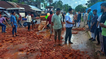 এবার সড়ক মেরামত করলো রামগড় বিএনপি
