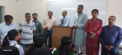 রাজশাহী শাহ মখদুম কলেজে ওরিয়েন্টেশন ক্লাস