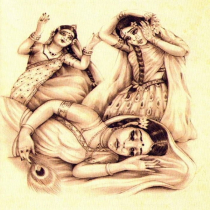 রাধা করে রান্না কৃষ্ণ আনে স্বাদ 