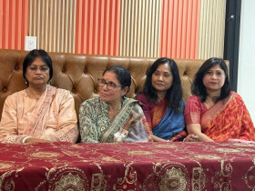 টাইমস স্কয়ারে দুর্গোৎসব: নিরুপমা সাহার নেতৃত্বে বিশ্বমঞ্চ