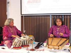 সিআরপার্কে শততন্ত্রী বীণায় বিমোহীত দর্শক