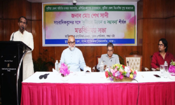 কুষ্টিয়ার উন্নয়নে গুচ্ছ পরিকল্পনার বার্তা দিলেন শেখ সাদী