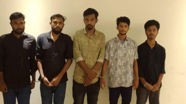 সমন্বয়ক পরিচয়ে চাঁদাবাজি করতে গিয়ে ধরা। আটক ৫