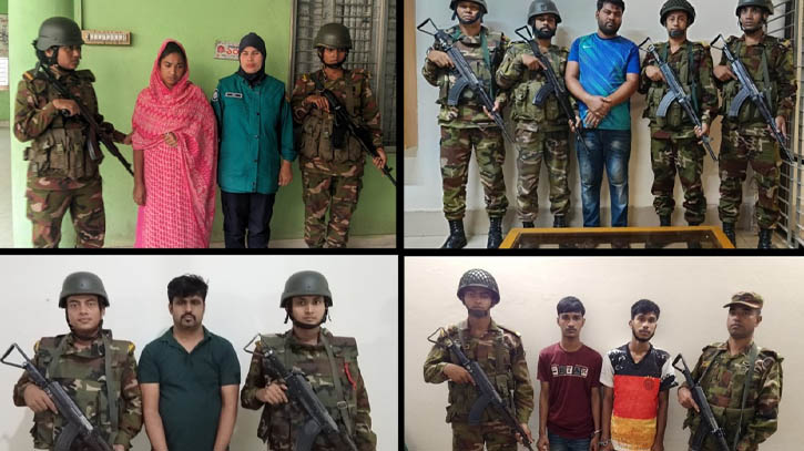সেনাবাহিনী ও পুলিশের গাড়ী ভাঙচুরের ঘটনায় আরও পাঁচজন গ্রেফতার সেনাবাহিনী ও পুলিশের গাড়ী ভাঙচুরের ঘটনায় আরও পাঁচজন গ্রেফতার